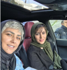 گریم متفاوت هدی زین العابدین در فیلم جدید در کنار مهتاب کرامتی