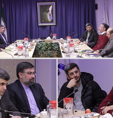 دیدار روسای روابط عمومی و تبلیغات وزارت خارجه و رئیس سازمان سینمایی حوزه هنری