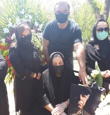 محسن قاضی مرادی در قطعه هنرمندان آرام گرفت