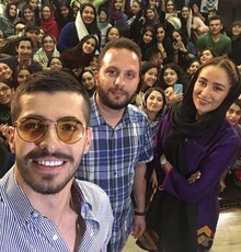 بهاره افشاری و سعید عزت‌اللهی در اکران مردمی «سریک» 