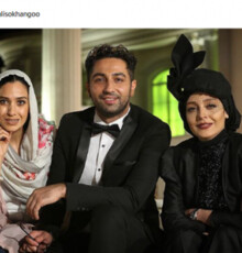 ساره بیات در پشت صحنه فیلم سینمایی رحمان ۱۴۰۰