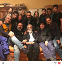 جشن تولد ۷۳ سالگی استاد عبدالله اسکندری با حضور حمید فرخ نژاد ، امیر مهدی ژوله ،مهدی نادری و …