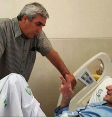 عیادت ابراهیم حاتمی‌کیا از حبیب‌الله کاسه‌ساز