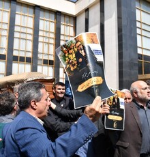آقای دوربینی و بسیجی معروف در قابی مشترک!