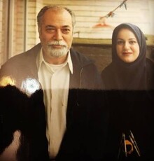 عکس قدیمی و زیرخاکی نعیمه نظام دوست با برنده سیمرغ مکمل مرد