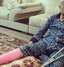 صادق آهنگران دچار مصدومیت شد | عکس 