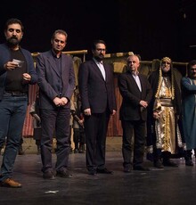 قدردانی گروه اجرایی نمایش «خاتون» از خانواده شهید مدافع حرم