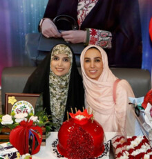 سوگل طهماسبی در جشن تولد «مژده لواسانی»