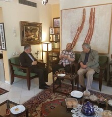 دیدار وزیر ارشاد با محمد علی کشاورز