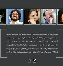 اعلام نامزدهای یک جشنواره سینمایی