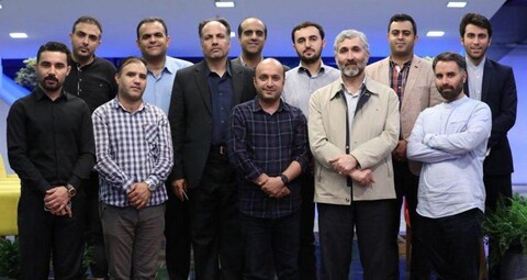 محمد احسانی به پشت صحنه «هزار داستان» رفت