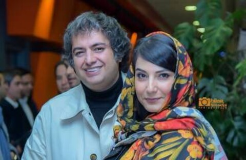 خانم بازیگر و همسر کارگردانش در اکران فیلم «مارموز»
