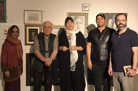حضورِ هنرمندان سینما و تئاتر در بازار آثار هنری