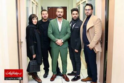 بهاره افشاری و میلاد کی مرام در مراسم جشن امضاى سریال «ممنوعه»