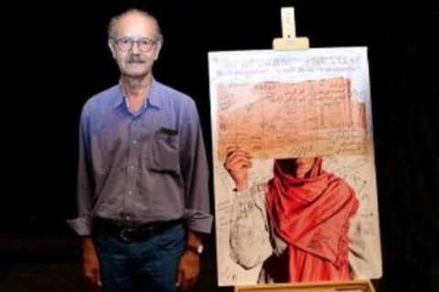 هنرمندی که تنها بود و در تنهایی رفت/ پیکر هوشنگ آزادی‌ور تشییع شد