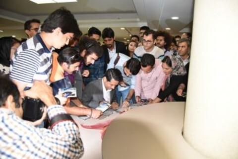 کتاب «خنیاگر آسمانی» با «بگو کجایی» رونمایی شد | گزارش تصویری