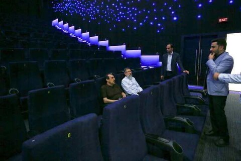 بازدید رضاداد از پردیس سینمایی سیتی سنتر اصفهان