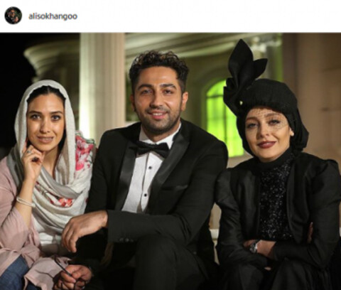 ساره بیات در پشت صحنه فیلم سینمایی رحمان ۱۴۰۰