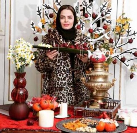 عکس یلدایی سپیده خداوردی