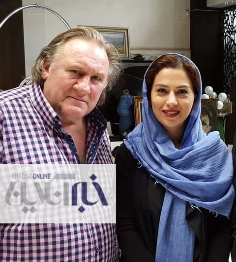 عکس | ستاره فرانسوی سینما کنار تینا پاکروان